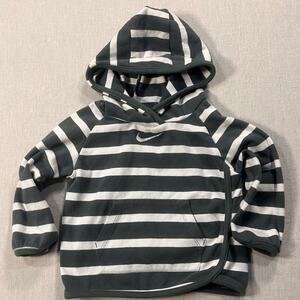 Nike Toddler Striped Fleece Hoodie 18M Cozy Soft‎ Warm Athleisure Y2K Cute